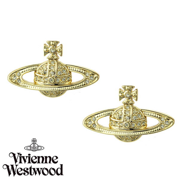 ヴィヴィアン ウエストウッド ピアス Vivienne Westwood アクセサリー ビビアン MINI BAS RELIEF EARRINGS LIGHT TOPAZ 724535B-2 724535B/2 ヴィヴィアン・ウエストウッド 【送料無料】【あす楽対応】【RCP】【プレゼント】【セール】