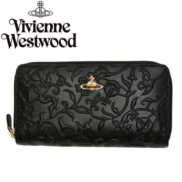 ヴィヴィアン 財布 長財布 ヴィヴィアンウエストウッド Vivienne Westwood 5140 HANOVER NERO ブラック ビビアン ヴィヴィアン・ウエストウッド ラウンドファスナー