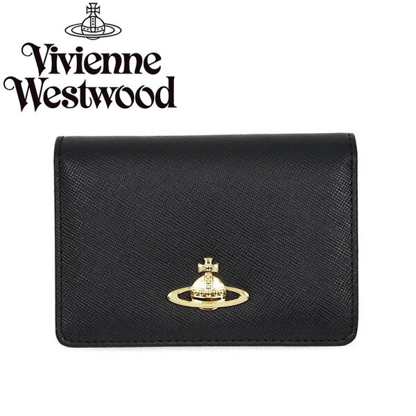 Vivienne Westwood ヴィヴィアンウエストウッド カードケース ビビアン 725 SAFFIANO NERO BLACK ヴィヴィアン 【RCP】【プレゼント】