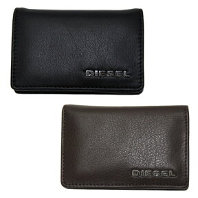 【送料無料】 ディーゼル DIESEL カードケース 名刺入れ X03148 PS777 T8013/ブラック T2184/Dブラウン DUKEZ 【RCP】【プレゼント】【商品入れ替えのため大特価】【セール】