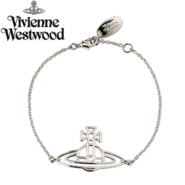 ヴィヴィアンウエストウッド 【送料無料】 Vivienne Westwood ヴィヴィアン ウエストウッド ブレスレット アクセサリー ビビアン THIN LINES FLAT ORB BRACELET 61020139-02W003 61020139-W003 BBL156-2 ヴィヴィアン・ウエストウッド ビビアン【あす楽対応】【プレゼント】【ブランド】