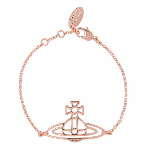 ̵ Vivienne Westwood  ȥå ֥쥹å ꡼ ӥӥ THIN LINES FLAT ORB BRACELET PINK GOLD 61020139-02G002 BBL156-4 61020139-G002 ӥӥڤбۡڥ...