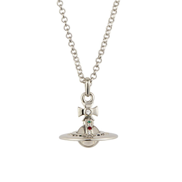 【送料無料】ヴィヴィアン ウエストウッド ネックレス Vivienne Westwood ペンダント アクセサリー ビビアン NEW PETITE ORB PENDANT RHODIUM 63020098-W004 752116B-1 ビビアン 【あす楽対応】【RCP】【プレゼント】