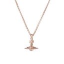 【送料無料】ヴィヴィアン ウエストウッド ネックレス Vivienne Westwood ペンダント アクセサリー オーブ プチオーブ PETITE ORB PENDANT PINK GOLD 63020098-02G002 63020098-G002 752116B-3 ビビアン【あす楽対応】【ブランド】