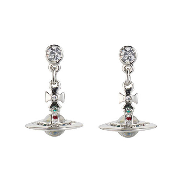 【送料無料】ヴィヴィアン ウエストウッド ピアス Vivienne Westwood アクセサリー オーブ ビビアン プチオーブ NEW PETITE ORB EARRINGS RHODIUM 62020032-W004 724537B-1 ヴィヴィアン・ウエストウッド ビビアン【あす楽対応】【ブランド】【プレゼント】