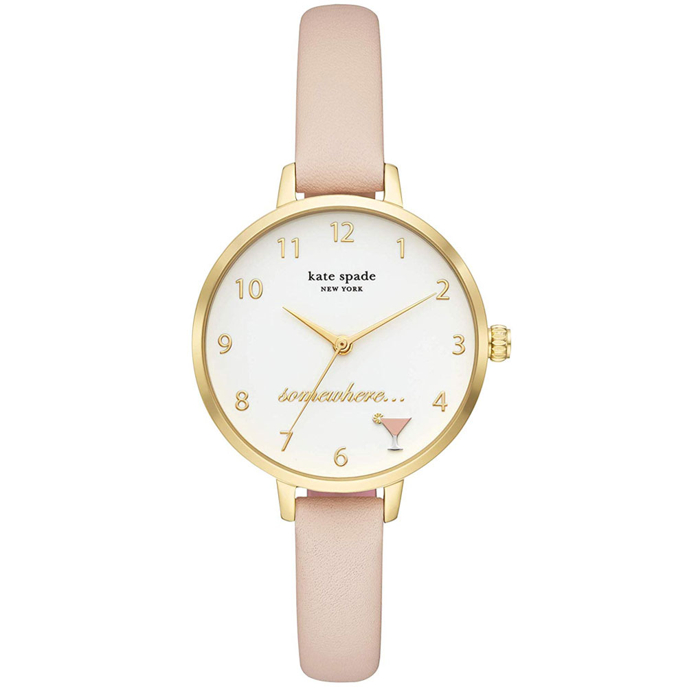 【送料無料】ケイトスペード 腕時計 レディース 時計 kate spade KSW1524 METRO メトロ カクテル 女性用 ホワイト×ゴールド×ピンク【ブランド】【プレゼント】【セール】