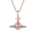 ペンダント 【送料無料】ヴィヴィアン ウエストウッド ネックレス Vivienne Westwood ペンダント アクセサリー NEW SMALL ORB PENDANT PINK GOLD 63020096-02G002 63020096-G002 752106B-3 スモール オーブ ビビアン【あす楽対応】【ブランド】【プレゼント】