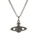 【送料無料】ヴィヴィアン ウエストウッド ネックレス メンズ Vivienne Westwood ペンダント アクセサリー MAN MINI BAS RELIEF ORB PENDANT RUTHENIUM 63020104-02S108 63020104-S108 752380B-4 ビビアン【あす楽対応】【ブランド】【プレゼント】