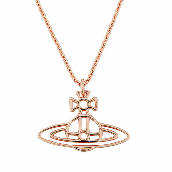 ペンダント 【送料無料】Vivienne Westwood ヴィヴィアン ウエストウッド ネックレス ペンダント アクセサリー ビビアン THIN LINES FLAT ORB PENDANT PINK GOLD 63020259-02G002 63020259-G002 BP60-4 ビビアン【あす楽対応】【ブランド】【プレゼント】