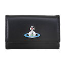 【送料無料】Vivienne Westwood ヴィヴィアン ウエストウッド キーケース キーホルダー ビビアン 51020001 NAPPA BLACK L001L N403 720 レザー 本革 革 ブラック ヴィヴィアン・ウエストウッド【あす楽対応】【ブランド】【プレゼント】