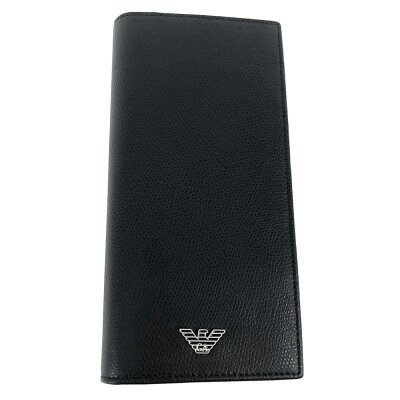 【送料無料】EMPORIO ARMANI 長財布 エンポリオアルマーニ 財布 メンズ レディース Y4R256 YAQ2E 81072 BLACK ブラック レザー 本革 革 エンポリオ・アルマーニ エンポリ アルマーニ【あす楽対応】【ブランド】【プレゼント】【セール】
