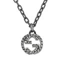 【送料無料】グッチ ネックレス GUCCI ペンダント アクセサリー メンズ 455307 J8400 0811 インターロッキングG シルバー925【プレゼン...