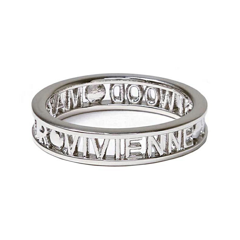 【送料無料】2024春夏新作 ヴィヴィアン ウエストウッド リング 指輪 Vivienne Westwood WESTMINSTER RING RHODIUM 64040016-01W004 64040016-W004 SR1212-2 ウエストミンスターリング シルバー アクセサリー ビビアン【あす楽対応】【プレゼント】【ブランド】