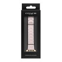 【送料無料】【ベルトのみ】COACH コーチ 替えベルト 交換バンド 14700036 Apple Watch strap 38mm 40mm 41mm 対応 アップルウォッチバンド レディース 腕時計 時計 ピンク×ピンクゴールド セラミック【あす楽対応】【ブランド】