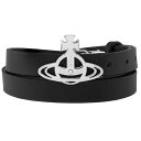 【送料無料】Vivienne Westwood ヴィヴィアン レディース ベルト メンズ ヴィヴィアンウエストウッド BELTS SMALL LINE ORB BUCKLE 82010045 L0022 310090 N401 ブラック×シルバー レザー 本革 ビビアン【あす楽対応】【ブランド】