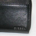 【送料無料】ディーゼル 財布 DIESEL 長財布 メンズ レディース X06752 P3887 H3820 24 ZIPOCKET THESTARTER ブラック×ブルーデニム レザー 本革 さいふ【あす楽対応】【ブランド】【プレゼント】【セール】