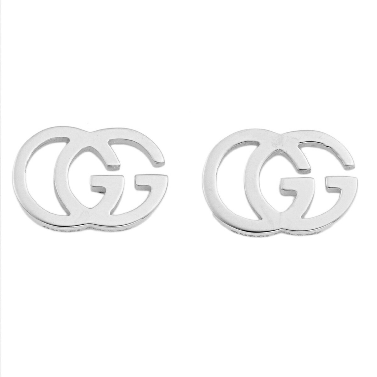 【ポイント10倍◆10/11 13:59迄】【送料無料】グッチ GUCCI ピアス アクセサリー ジュエリー レディース 094074 J8502 9000 GG スタッズ 18K ホワイトゴールド【あす楽対応】【プレゼント】【ブランド】【セール】