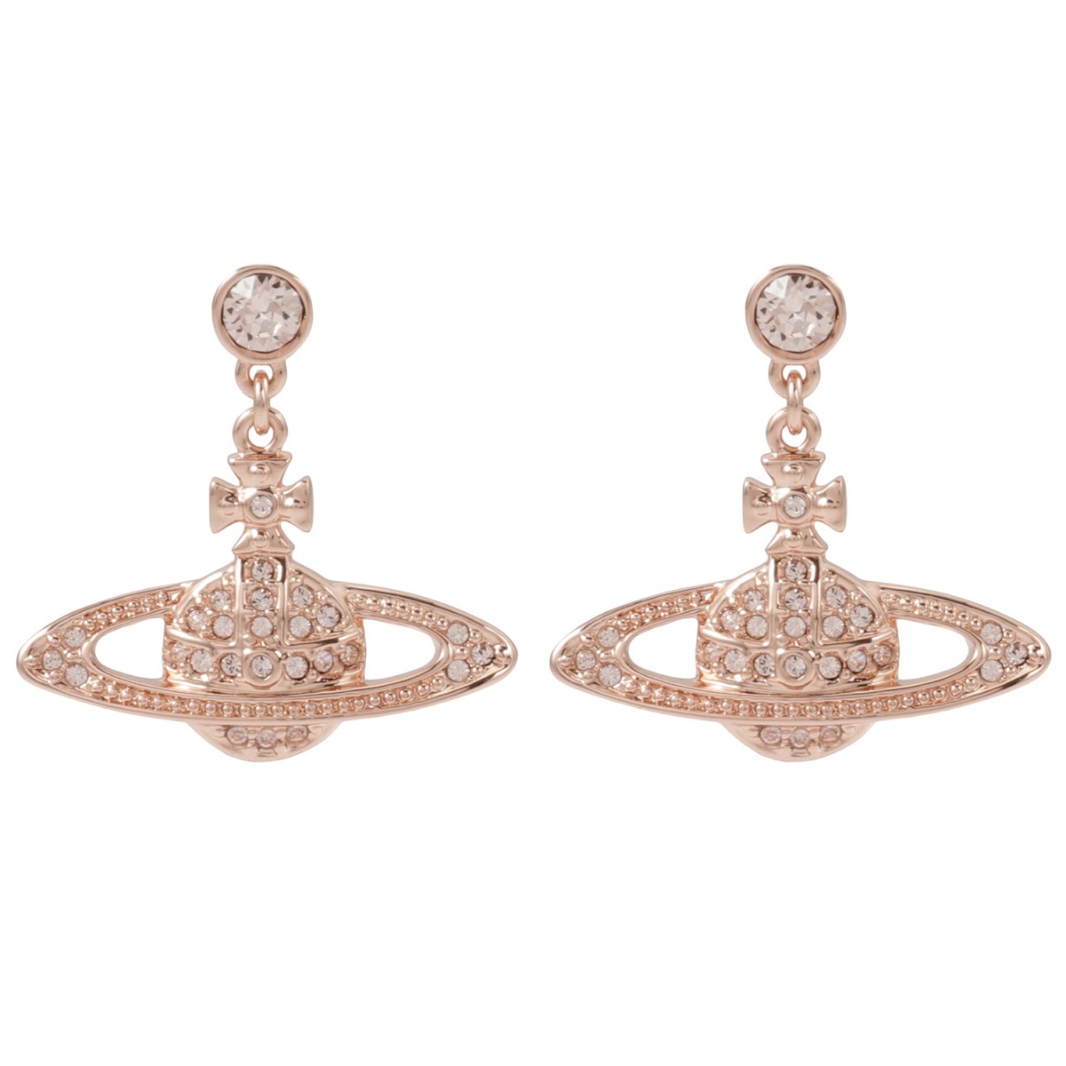 【送料無料】ヴィヴィアン ウエストウッド ピアス Vivienne Westwood アクセサリー ビビアン MINI BAS RELIEF DROP EARRINGS PINK GOLD 62020025-G120 724536B-3 ヴィヴィアン・ウエストウッド【あす楽対応】【ブランド】【プレゼント】