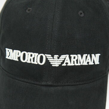 【送料無料】EMPORIO ARMANI エンポリオアルマーニ キャップ ベースボールキャップ 帽子 627901 CC994 00020 BLACK ブラック ユニセックス メンズ レディース ゴルフ エンポリオ・アルマーニ【あす楽対応】【ブランド】