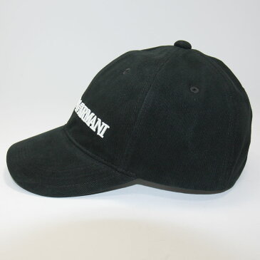 【送料無料】EMPORIO ARMANI エンポリオアルマーニ キャップ ベースボールキャップ 帽子 627901 CC994 00020 BLACK ブラック ユニセックス メンズ レディース ゴルフ エンポリオ・アルマーニ【あす楽対応】【ブランド】
