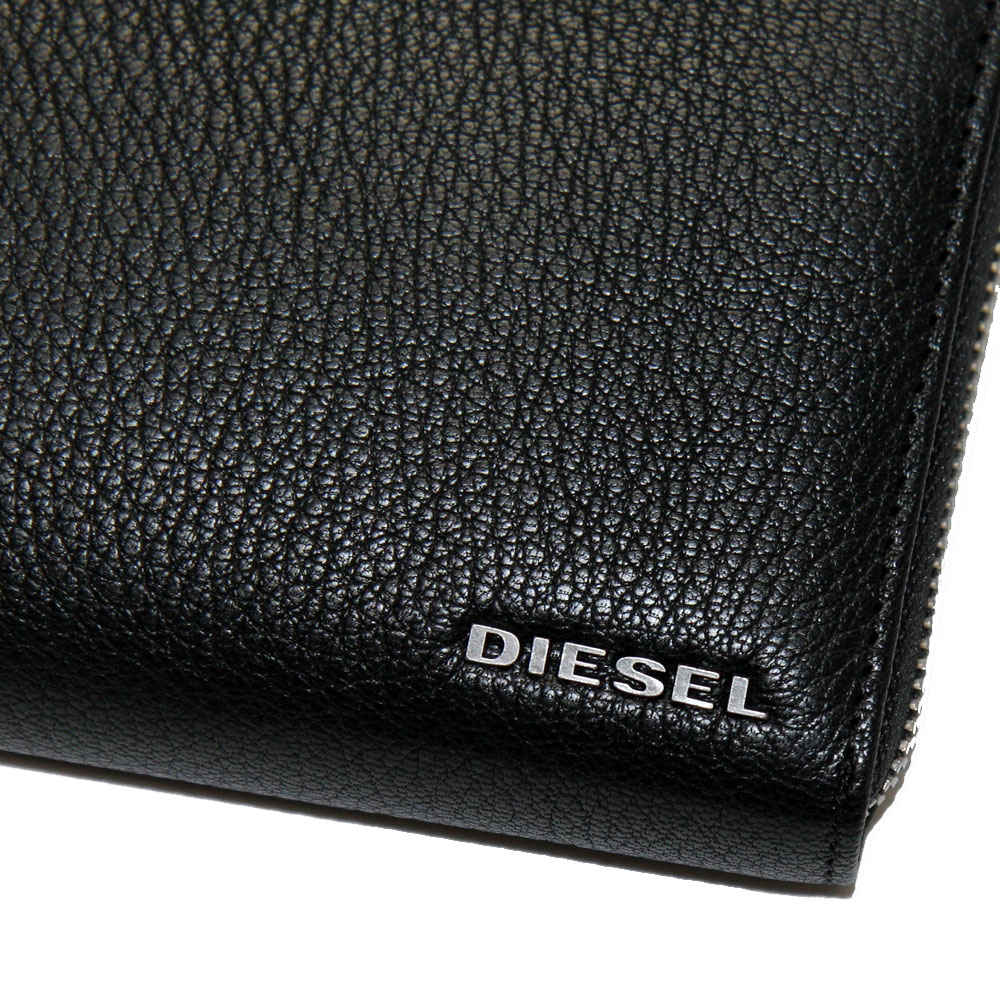 【送料無料】ディーゼル 財布 DIESEL 長財布 X06626 P0396 T8013 ブラック 24 ZIP THEBEIS 本革 革 レザー レディース メンズ ユニセックス ラウンドファスナー【あす楽対応】【ブランド】【プレゼント】【セール】