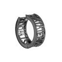 ヴィヴィアン ウエストウッド ピアス フープピアス 片耳用 Vivienne Westwood アクセサリー MAN WESTMINSTER SINGLE HOOP RUTHENIUM 62030052-02S001 62030052-S001 ガンメタル メンズ ユニセックス ビビアン