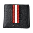 バリー 二つ折り財布 メンズ 【ポイント10倍◆4/22 09:59迄】【送料無料】BALLY バリー 二つ折り財布 財布 メンズ TEISEL.LT 6219953 589877 F210 BLACK男性用 ブラック×レッド レザー 牛革コインウォレット 本革 革【あす楽対応】【ブランド】【プレゼント】【セール】