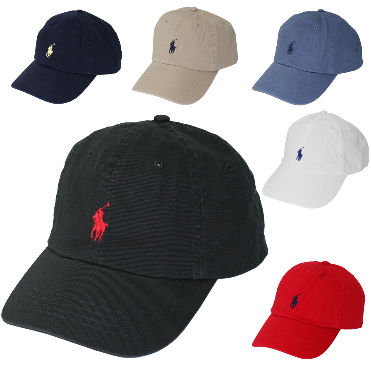 ラルフローレン 【送料無料】POLO RALPH LAUREN ポロ ラルフ ローレン キャップ コットン チノ ベースボールキャップ メンズ ユニセックス ゴルフ 帽子 710548524 001/ホワイト 002/レッド 003/ブルー 004/ブラック 005/ベージュ 006/ネイビー