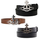 【送料無料】Vivienne Westwood ヴィヴィアン ベルト メンズ ヴィヴィアンウエストウッド BELTS LINE ORB BUCKLE 82010036 L0022 N401/ブラック×シルバー 82010036 L0022 D401/ブラウン×シルバー 82010056 L0022 N401/ブラック×ガンメタル ビビアン【あす楽対応】