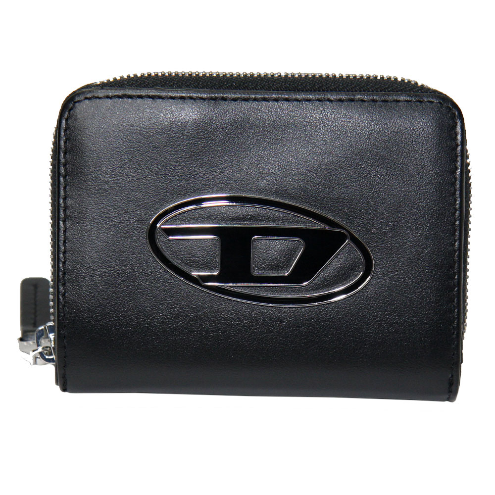 【送料無料】DIESEL 財布 ディーゼル 二つ折り財布 レディース ユニセックス メンズ X08832 PR818 T8013 OFELIA 1DR ブラック 黒色 本革 革 レザー さいふ【あす楽対応】【ブランド】【プレゼント】のサムネイル