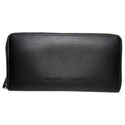 エンポリオ アルマーニ 革長財布 メンズ 【ポイント10倍◆5/16 01:59迄】【送料無料】EMPORIO ARMANI 長財布 エンポリオアルマーニ 財布 メンズ ラウンドファスナー Y4R169 Y143J 81072 BLACK ブラック レザー 本革 革 エンポリ アルマーニ【あす楽対応】【ブランド】【プレゼント】