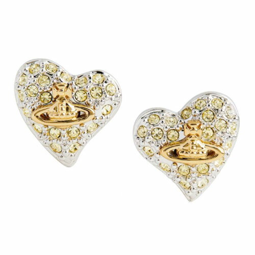 【送料無料】ヴィヴィアン ウエストウッド ピアス Vivienne Westwood アクセサリー 62010041-02P286 TINY DIAMANTE EARRINGS PLATINUM GOLD JONQUIL Crystal タイニー ディアマンテ ハート シルバー ビビアン【あす楽対応】【ブランド】【プレゼント】