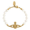 ヴィヴィアン ウエストウッド ブレスレット Vivienne Westwood アクセサリー ジュエリー MINI BAS RELIEF BRACELET GOLD Pearl 61030001-R122 ゴールド ヴィヴィアン・ウエストウッド ビビアン