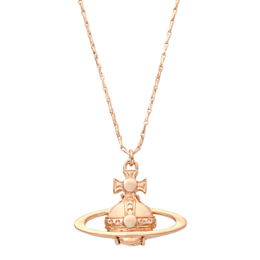 ペンダント 【送料無料】ヴィヴィアン ウエストウッド ネックレス Vivienne Westwood ペンダント アクセサリー ビビアン SUZIE PENDANT PINK GOLD 63020023-G002 BPD990-4 ビビアン【あす楽対応】【プレゼント】【ブランド】【セール】