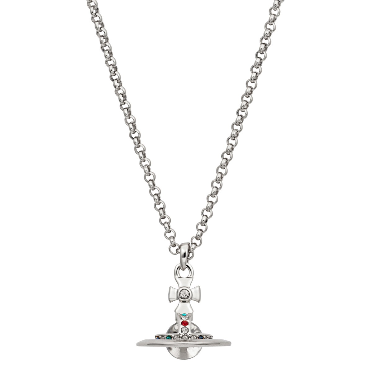 ヴィヴィアン ウエストウッド ネックレス Vivienne Westwood ペンダント アクセサリー オーブ ビビアン プチオーブ PETITE ORB PENDANT RHODIUM 63020098-02P019 63020098-W004 752116B-1 ビビアン