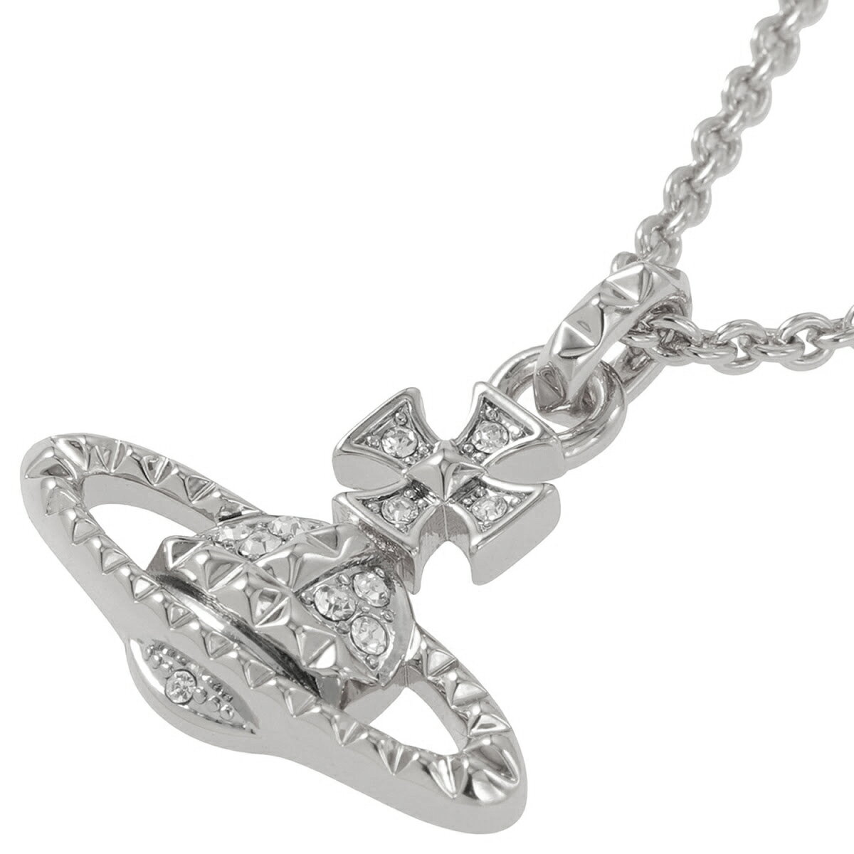 【送料無料】Vivienne Westwood ヴィヴィアン ウエストウッド ネックレス ペンダント レディース MAYFAIR BAS RELIEF PENDANT RHODIUM Crystal 630203EG-02W110 63020052-02W110 ジュエリー アクセサリー ビビアン【ブランド】【プレゼント】