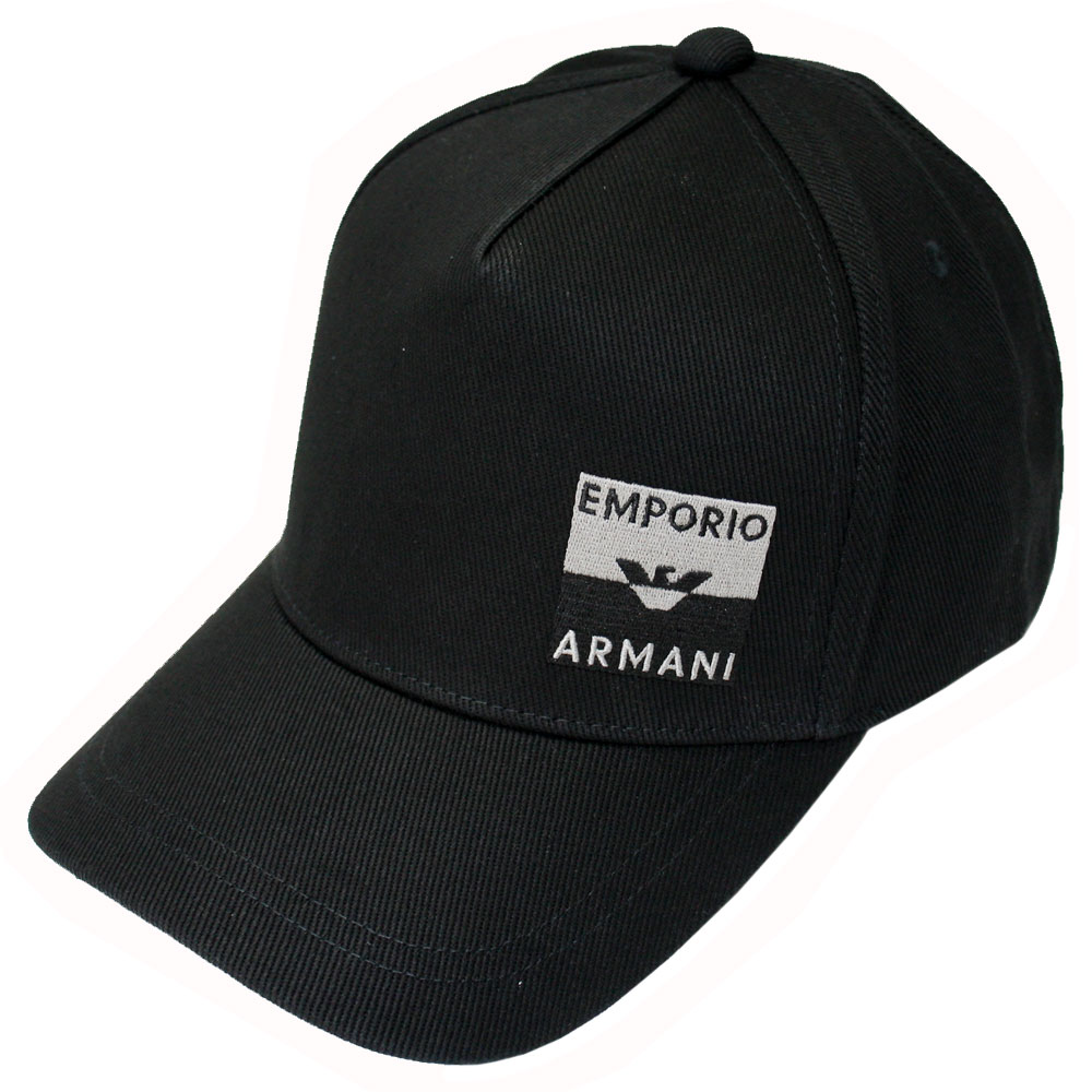 アルマーニ 【送料無料】EMPORIO ARMANI エンポリオアルマーニ キャップ ベースボールキャップ 帽子 627379 3F551 00020 BLACK ブラック ユニセックス メンズ レディース ゴルフ エンポリオ・アルマーニ【あす楽対応】【ブランド】