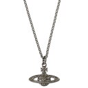 【送料無料】 ヴィヴィアン ウエストウッド ネックレス Vivienne Westwood ペンダント アクセサリー MINI BAS RELIEF PENDANT RYTHENIUM Black Diamond 63020086-02S108 63020086-S108 752107B-4 ビビアン【あす楽対応】【ブランド】