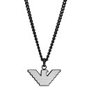 【送料無料】EMPORIO ARMANI エンポリオアルマーニ ネックレス ペンダント アクセサリー ジュエリー EGS2994040 ブラック×シルバー エンポリオ アルマーニ エンポリ アルマーニ【あす楽対応】【ブランド】【プレゼント】