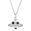 ヴィヴィアン ウエストウッド ネックレス メンズ Vivienne Westwood ペンダント アクセサリー シルバー×ブラック MAN. DIAMANTE HEART PENDANT PLATINUM BLACK DIAMOND 630203BV-02P136 ビビアン