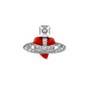 【送料無料】ヴィヴィアン ウエストウッド クラッチピン ブローチ Vivienne Westwood アクセサリー NEW DIAMANTE HEART CLUTCH PIN PLATINUM INDIAN PINK Enamel 65020016-02P383 シルバー×Dピンク ディアマンテ ハート ビビアン【あす楽対応】【ブランド】