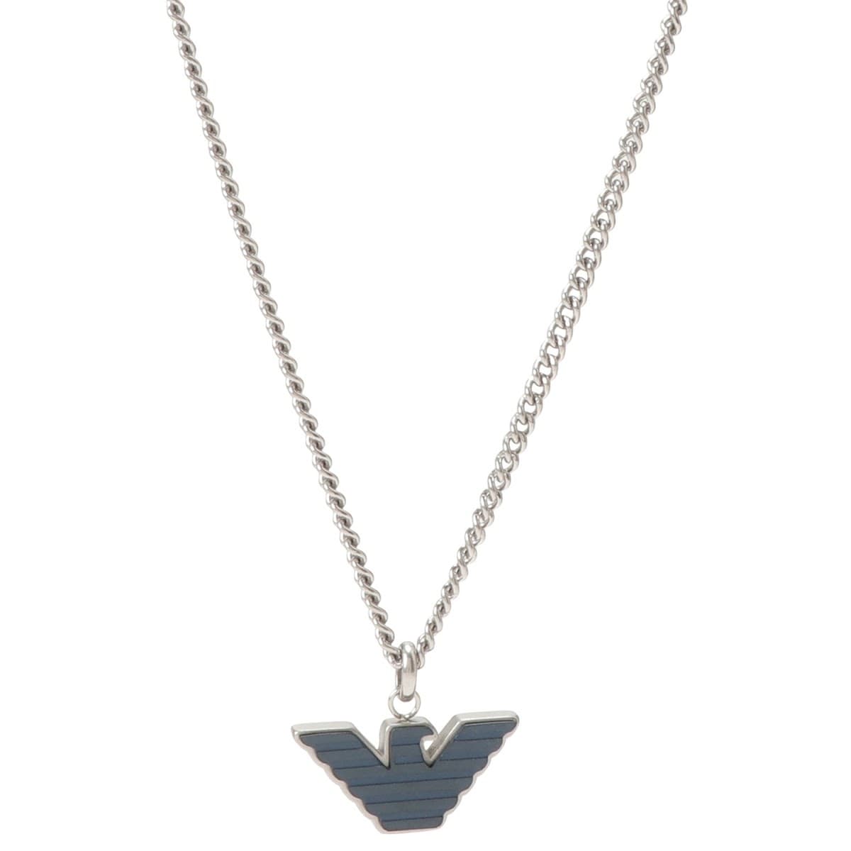 【送料無料】EMPORIO ARMANI エンポリオアルマーニ ネックレス ペンダント アクセサリー EGS2909040 ブルー×シルバー エンポリオ アルマーニ エンポリ アルマーニ【ブランド】【プレゼント】【セール】