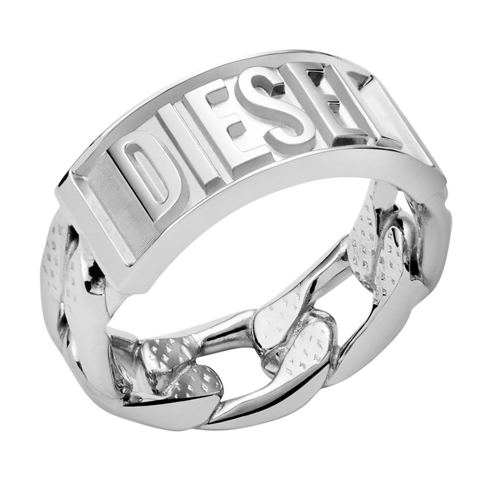 ディーゼル 指輪 メンズ 【送料無料】DIESEL ディーゼル リング 指輪 バンドリング メンズ DX1347040 アクセサリー ジュエリー シルバー【プレゼント】【ブランド】【セール】