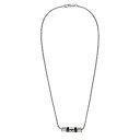 【送料無料】EMPORIO ARMANI エンポリオアルマーニ ネックレス ペンダント チョーカー アクセサリー EGS2998040 シルバー×ブラック エン...