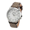 【ポイント10倍◆5/27 01:59迄】【送料無料】COACH コーチ レディース 腕時計 時計 14501525 NEW CLASSIC SIGNATURE ニュークラシックシグネチャー シルバー×ブラウン系 こーち 【プレゼント】【ブランド】【セール】(2)