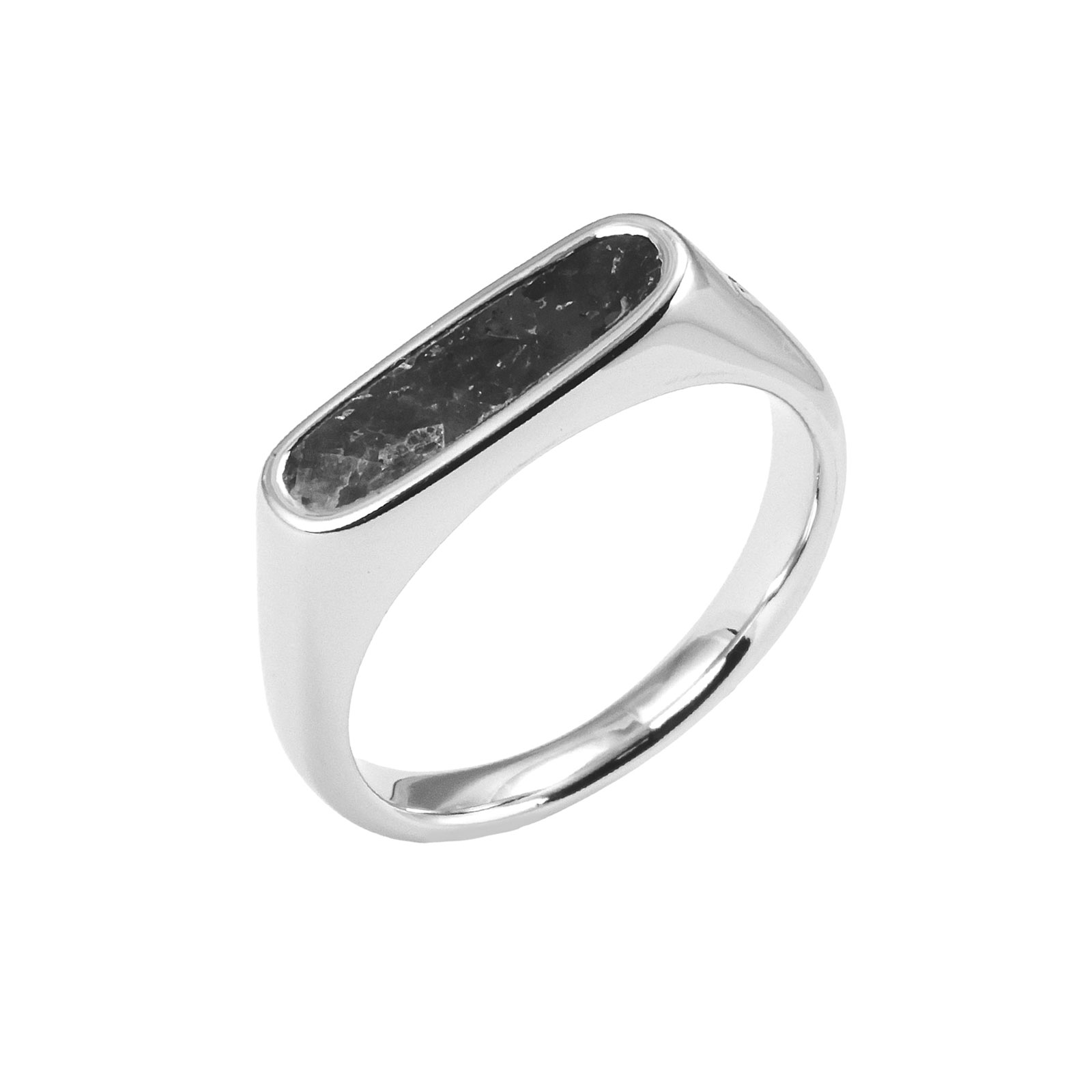 Rakuten - 【送料無料】TOM WOOD トムウッド リング 指輪 101508 Mario Ring Larvikite マリオ シルバー×ラルビカイト 天然石 メンズ レディース ユニセックス アクセサリー ジュエリー スターリングシルバー 925【ブランド】【プレゼント】
