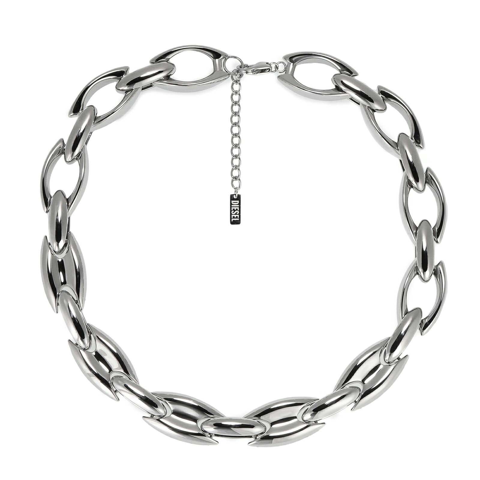 Rakuten - 【送料無料】DIESEL ディーゼル チェーン ネックレス DX1586040 ペンダント アクセサリー ジュエリー チョーカーネックレス シルバー【ブランド】【プレゼント】