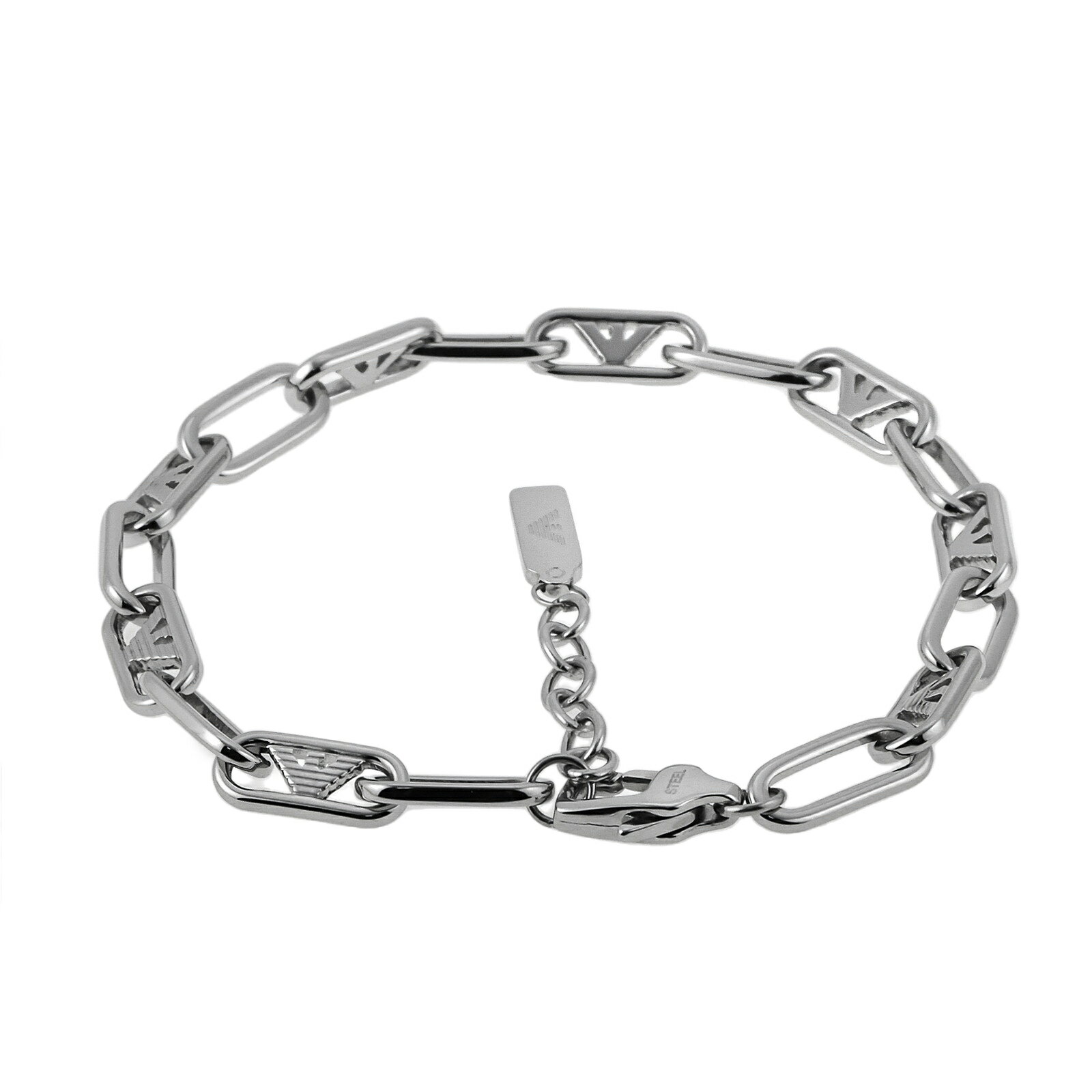 【送料無料】EMPORIO ARMANI エンポリオアルマーニ ブレスレット ブレス メンズ チェーンブレスレット EGS3249040 シルバー アクセサリー ジュエリー エンポリオ・アルマーニ エンポリ アルマーニ【プレゼント】【ブランド】 2