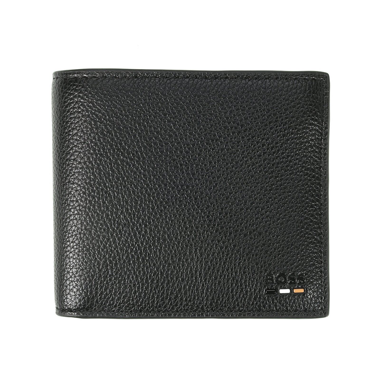 Rakuten - 【送料無料】2026春夏新作 HUGO BOSS ヒューゴボス 財布 二つ折り財布 メンズ グレイン フォールディングウォレット シグネチャーストライプ ディテール 50536511 001 Ray_4cc_Coin N. ブラック【ブランド】【セール】