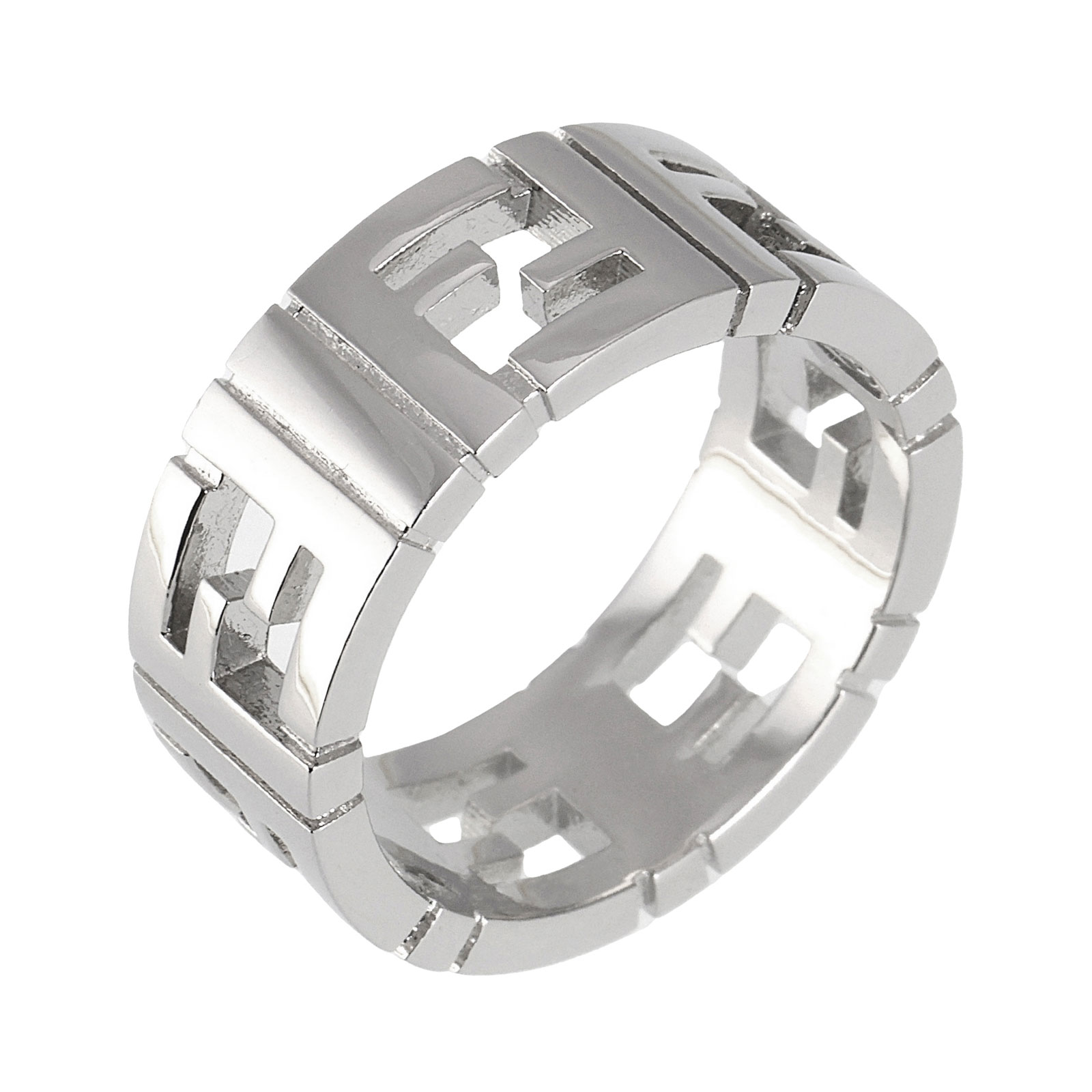 樂天商城 - 【送料無料】2026春夏新作 FENDI フェンディ 指輪 FFリング メンズ 7AJ591 B08 F0TH0 FF RING METAL シルバー FFロゴ アクセサリー ジュエリー【ブランド】【プレゼント】